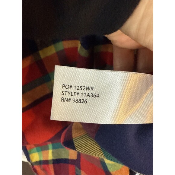 US Polo Assn Mens Flannel Shirt Med Colorful Plaid Classic Pony Logo Preppy - Picture 5 of 9